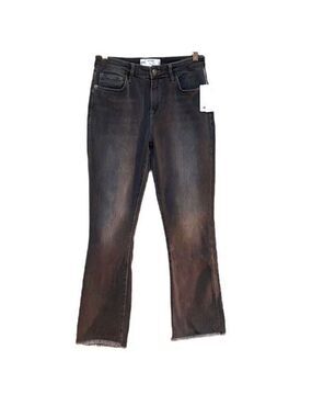 Free People Fringe Black Jeans Women’s Size 28 or size 4-6 US Straight leg